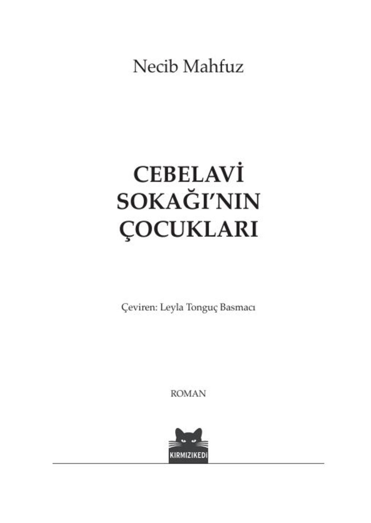 Cebelavi Sokağı'nın Çocukları