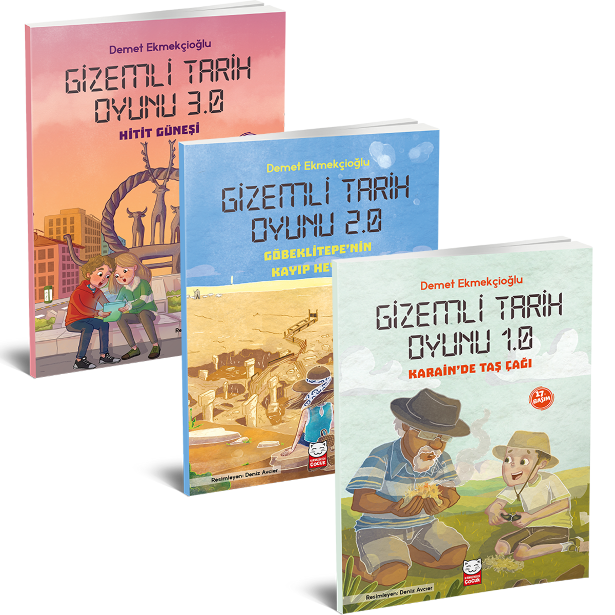Gizemli Tarihi Oyunu Set (3 Kitap Set)