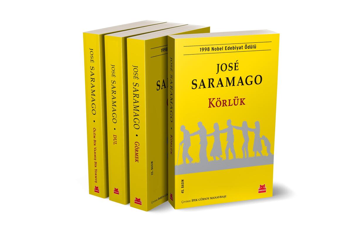 Jose Saramago Seti 1 (4 KİTAP) - Körlük,Görmek,Dul,Ölüm Bir Varmış Bir Yokmuş